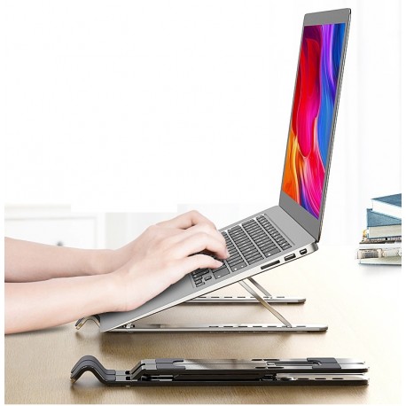 Laptop Stand, 7-Angles Adjustable,Aluminum-Sliver